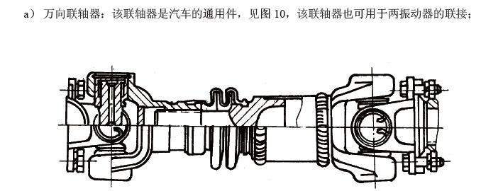 電動(dòng)機(jī)通過(guò)聯(lián)軸器直接驅(qū)動(dòng)振動(dòng)器，見(jiàn)圖9